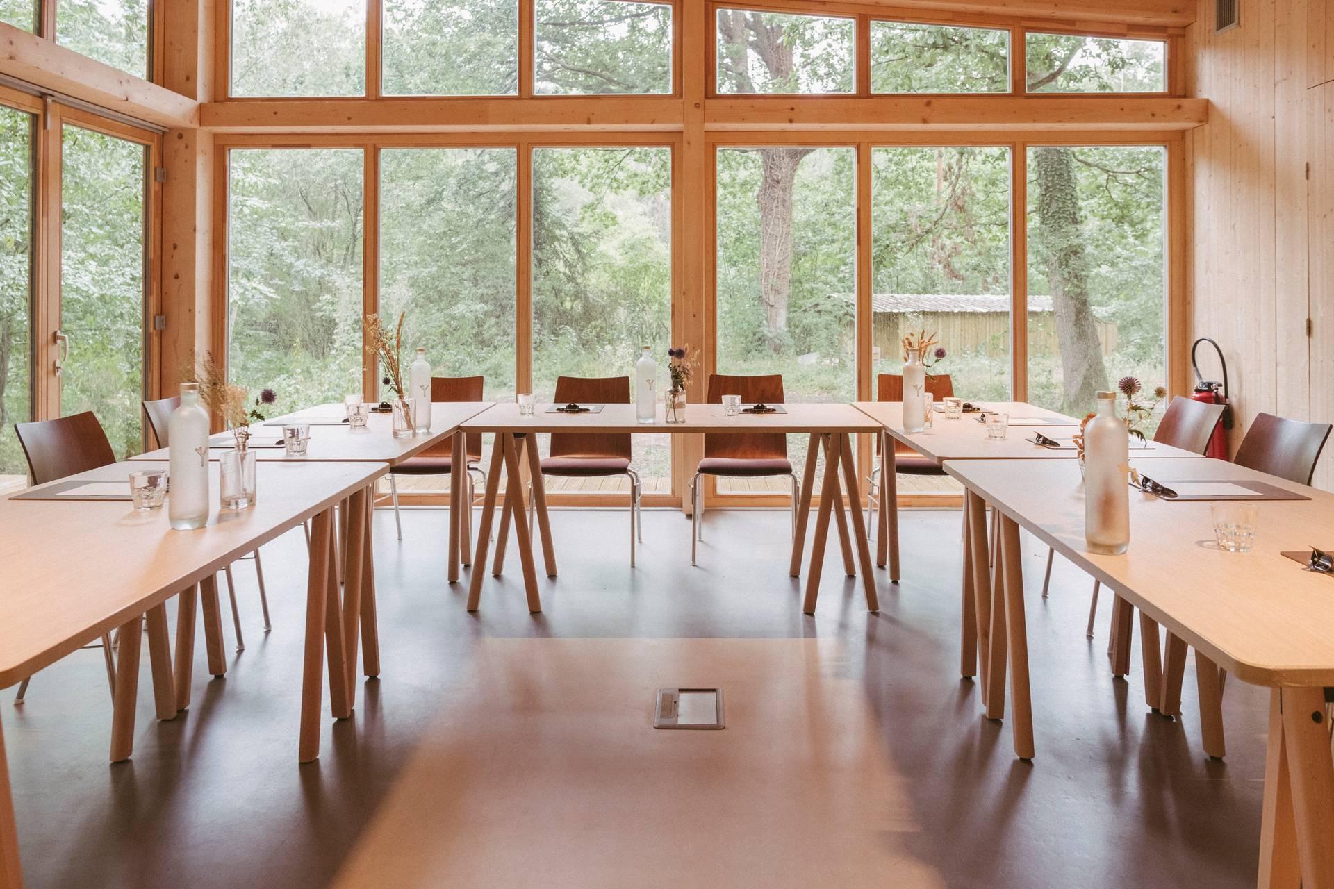 Salle de réunion naturelle